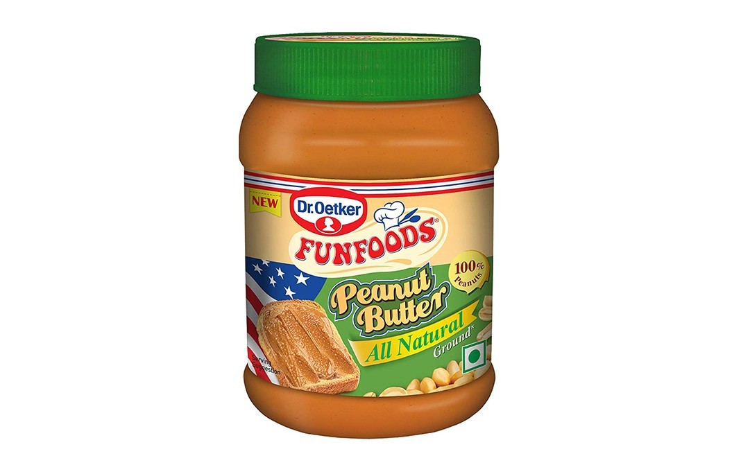 Dr. Oetker Fun foods Peanut Butter All Natural Ground   Plastic Jar  925 grams